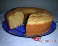 Bolo pamonha com canela