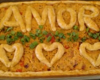 Torta de iogurte e frango maravilhosa