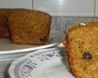 Bolo de aveia com especiarias