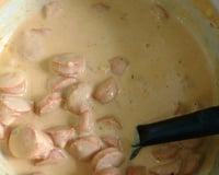 Estrogonofe de salsicha