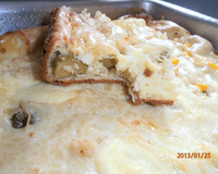 Torta de frango com requeijão