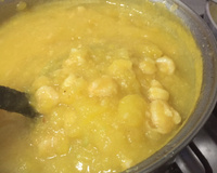 Creme de batata baroa com camarão