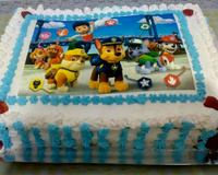 Bolo de aniversário.