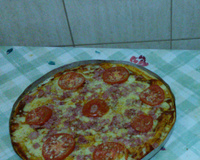 Massa de pizza liquidificador
