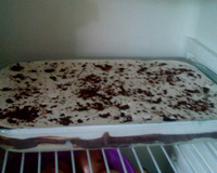 Pavê de chocolate com biscoito maizena