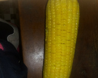 Milho cozido no micro-ondas