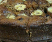 Bolo de banana integral com iogurte no liquidificador