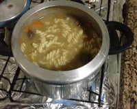 Sopa de legumes com carne