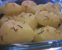 Batatas ao forno com alecrim