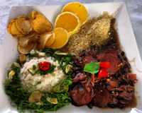 Feijão preto com carne seca