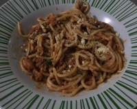 Macarrão com sardinha