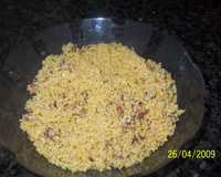 Farofa de flocãde milho