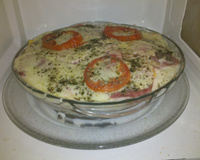 Lasanha de pão ao molho branco