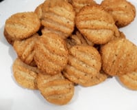 Biscoitinhos de amendoim low carb