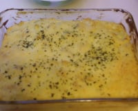 Souflé de batata com queijo