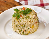 Risoto de frango Tudo Gostoso