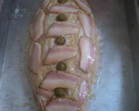 Rocambole de frango da Cris