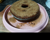 Bolo de banana e aveia