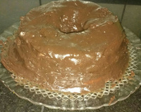 Bolo de chocolate de liqüidificador