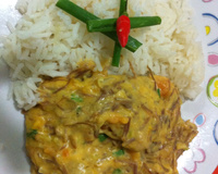 Carne Seca com Abóbora e Creme de Leite