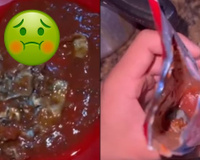 Toque extra de proteína no molho de tomate: homem encontra “bicho” dentro de embalagem de marca conhecida!