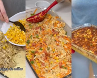 Torta de frango SEM TRIGO: faz direto na travessa e leva ao forno, muito simples e deliciosa!