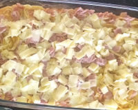 Macarrão de forno recheado