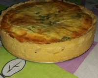 Quiche de presunto e queijo do Glauco