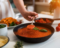 Os cozinheiros concordam: "O melhor molho de tomate não é feito com açúcar, mas com 50 ml de vinho branco."