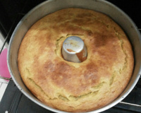 Bolo cremoso de batata doce