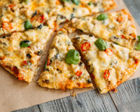 Já anota, salva ou printa essa receita: finalmente achei uma pizza de massa low carb que fica crocante