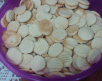 Biscoito de nata com polvilho