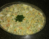 Salada de maionese completa