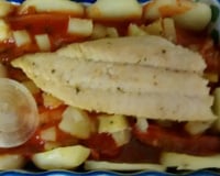 Filé de peixe da mamãe