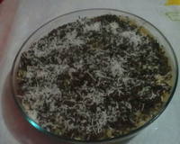 Pavê de biscoito e Nescau