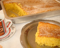 Bolo de milho no liquidificador