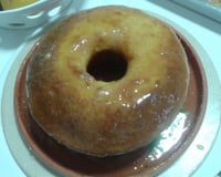 Bolo de laranja com calda