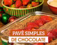 Pavê simples de chocolate