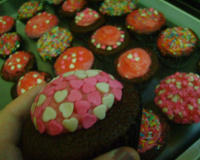 Cupcake de chocolate