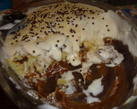 Pavê de Bis branco e preto