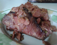 Fraldinha recheada ao molho de requeijão e bacon