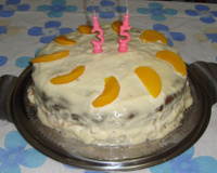 Bolo de pêssego