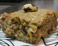 Bolo de aveia e banana