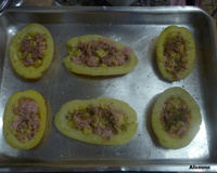 Batata recheada fácil