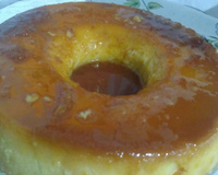 Pudim de pão e laranja