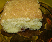 Bolo cremoso de Fubá