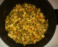 Peito de frango refogado