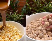 Essa pipoca doce é melhor que de cinema e as crianças adoram: o melhor é que não faz lambança!