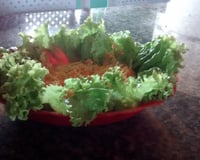 Salada de maçã, cenoura e repolho