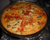 Frigideira de bacalhau com repolho